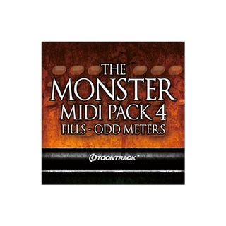 TOONTRACKDRUM MIDI - MONSTER MIDI PACK 4 FILLS & ODD METERS(オンライン納品専用)※代引きはご利用いただけません