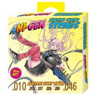 KIKUTANI キクタニ ANI-SE10 ANIGEN エレキギター弦 3SETパック