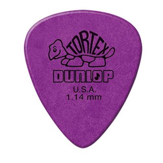 Jim Dunlop 418R Tortex Standard Picks 1.14mm (Purple)×10枚セット