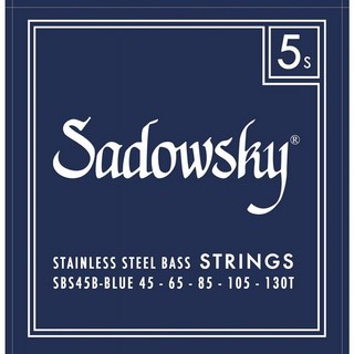 SadowskyELECTRIC BASS STRINGS Stainless Steel 5ST(45-130T) SBS45B/Blue
