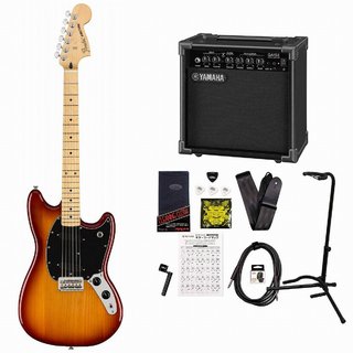 Fender Player Mustang Maple Fingerboard Sienna Sunburst YAMAHA GA15IIアンプ付属初心者セット【WEBSHOP】