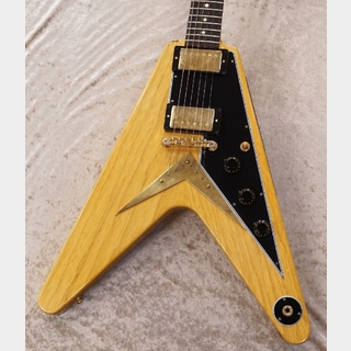 Gibson Custom Shop 1958 Korina Flying V Reissue "Black Pickguard" VOS with "White Pickguard" s/n 83026 【3.23kg】