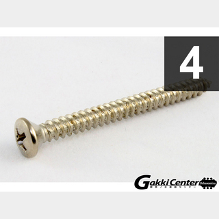 ALLPARTS Pack of 4 Stainless Neckplate Screws/7516