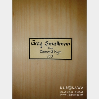 Greg Smallman&Sonsグレッグ・スモールマン&サンズ 2013年製 ラティス 【日本総本店2F 在庫品】