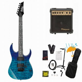 Ibanez GRG120QASP-BGD Blue Gradation  入門用 海外限定モデル  PG-10アンプ付属エレキギター初心者セットR【WEBS