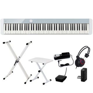 Casio［台数限定生産］ 電子ピアノ PX-S1100 CB Calm Blue 簡易練習セット カームブルー