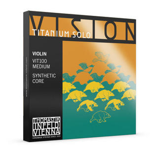 Thomastik-InfeldVision Titanium Solo VIT100 標準 SET バイオリン弦セット