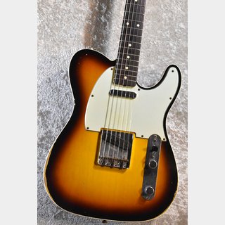 Fender Custom Shop1962 Custom Telecaster Relic 3 Tone Sunburst 2016年製【漆黒指板、軽量3.08kg】