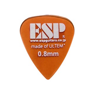 ESP ウルテム製ピック ティアドロップ/オレンジ/0.8mm [PT-PSU08 O]