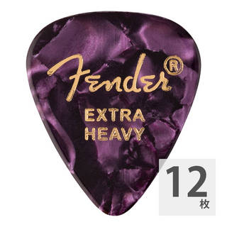 Fenderフェンダー 351 Shape Premium Picks Extra Heavy Purple Moto ギターピック 12枚入り