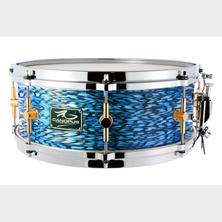 canopus The Maple 5.5x14 Snare Drum Blue Onyx