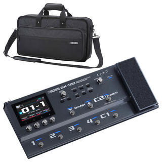 BOSS ボス GX-100 マルチエフェクター Guitar Effects Processor エフェクターケース BOSS CB-BM-M付きセット