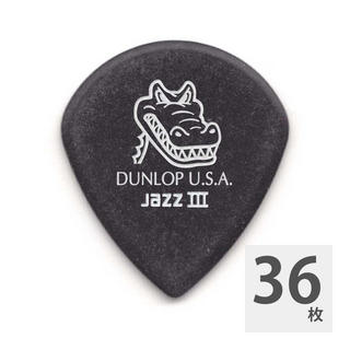 Jim Dunlop 571 140 GATOR GRIP JAZZ III 1.4mm ギターピック×36枚