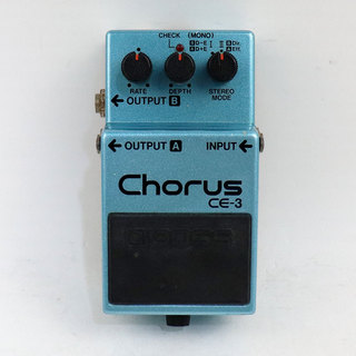 BOSS 【中古】 コーラス エフェクター BOSS CE-3 Chorus Made in JAPAN ギターエフェクター