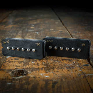 Monty's Guitars Leviathan P90 Soapbar Black Pickups Set