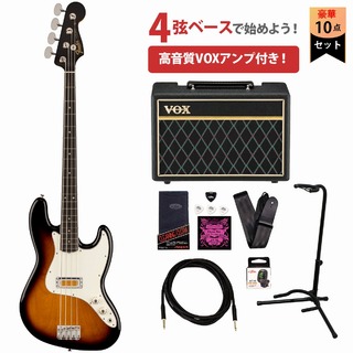 Fender Gold Foil Jazz Bass Ebony Fingerboard 2-Color Sunburst フェンダーVOXアンプ付属エレキベース初心者セッ