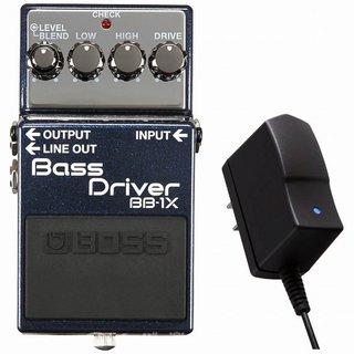 BOSS BB-1X BASS DRIVER［純正ACアダプター同時購入セット］ベース用オーバードライブ プリアンプ ディストーシ