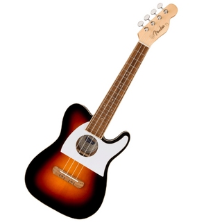 Fender Fullerton Tele Uke Walnut Fingerboard White Pickguard 2-Color Sunburst【心斎橋店】