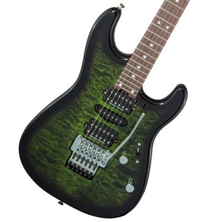 Charvel MJ San Dimas Style 1 HSH FR PF QM Pau Ferro Fingerboard Transparent Green Burst [限定モデル][超絶目