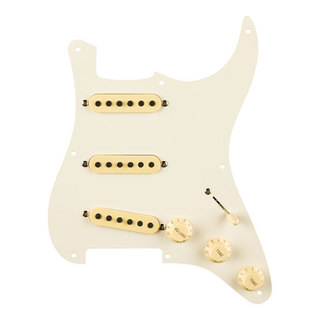 FenderFender Pre-Wired Strat Pickguard Eric Johnson Signature Parchment 8 Hole PG ピックアップセット