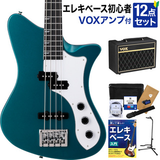 RYOGA SKATER-BASS Ocean Turquoise Blue 初心者セット VOXアンプ付