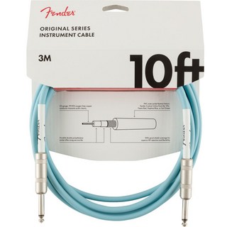 FenderORIGINAL SERIES CABLE 10feet (DAPHNE BLUE)(#0990510003)