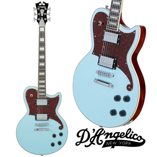 D'Angelico Premier Atlantic -Sky Blue Top Natural Mahogany Back and Sides-【Webショップ限定】