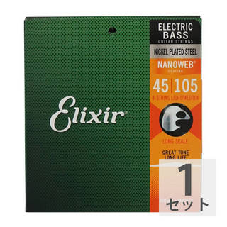 Elixir エリクサー 14077 NANOWEB 4-String Light/Medium Long Scale エレキベース弦
