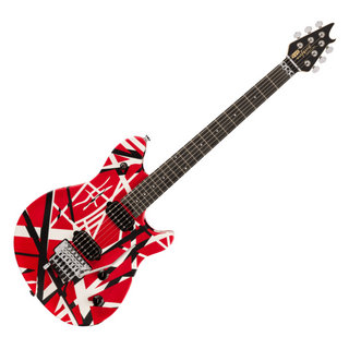 EVHWolfgang Special Striped Series Red Black and White エレキギター