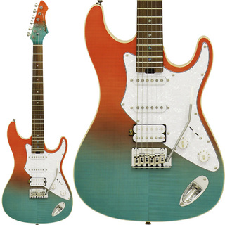 Aria Pro II714-AE200LTD HR ホライズンレッド ストラトキャスタータイプ エレキギター
