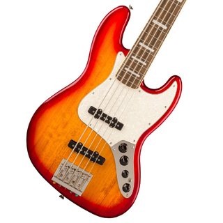 Squier by Fender Classic Vibe Active '70s Jazz Bass V Laurel Fingerboard White Pearloid Pickguard Sienna Sunburst ス
