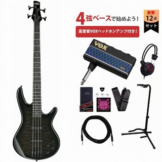 アイバニーズエレキベースギター　４弦 Amazon | Ibanez 4弦ベースギター、右、透明レッド(GSRM20TR