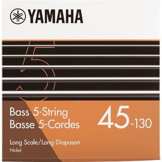 YAMAHA GSB45-5 5STRINGS 045-130 LONG SCALE NICKEL ニッケルワウンド ベースギター弦 - 5弦ロングスケール【池袋