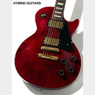 Gibson Les Paul Studio Figured & Gold Hardware Wine Red 2004