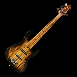 Kikuchi Guitars【USED】 Custom 5st J Bass (Black Limba Top / Black Burst) `23
