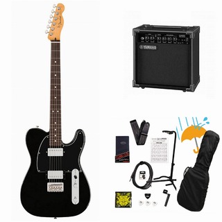 Fender Player II Telecaster HH Rosewood FB Black エレキギター YAMAHA GA15IIアンプ付属初心者セットR【WEBSHOP