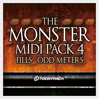 TOONTRACKDRUM MIDI - MONSTER MIDI PACK 4 FILLS & ODD METERS