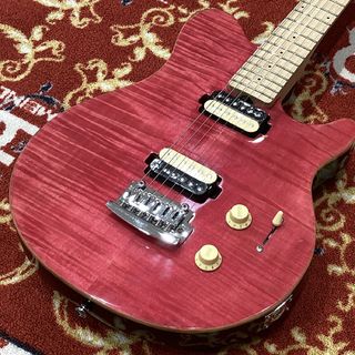 Sterling by MUSIC MAN SUB AX3FM-STP-M1 AXIS FLAME MAPLE ステイン・ピンク エレキギター【現物写真】【12/29入荷】