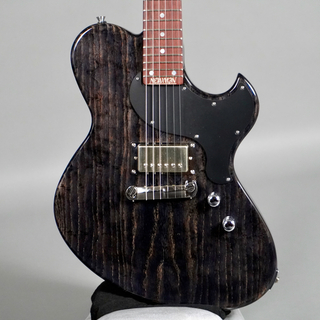 Newman Guitars USA Custom Shop Honeycomb Chambered Jr. / Translucent Charcoal Swamp Ash