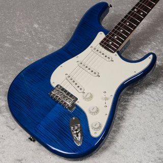 FenderFSR MIJ HybridII Stratocaster Curly Maple Top Ash Back Translucent Blue 【チョイキズ特価】【新宿店】