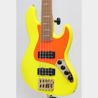 Fender MonoNeon Jazz Bass V / Neon Yellow  