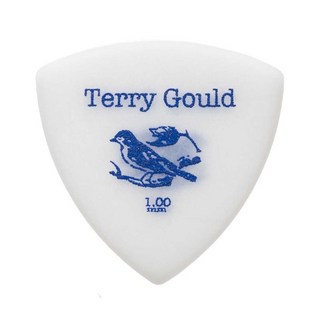 PICKBOY Terry Gould Sand Grip GUITAR PICK (WHITE/オニギリ型) ×10枚セット (1.00mm)