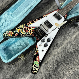 Epiphone Inspired by Gibson Custom Shop Jimi Hendrix "Love Drops" Flying V 【即納可能】