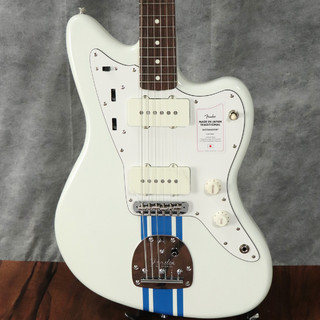 Fender 2023 Collection MIJ Traditional 60s Jazzmaster Rosewood Fingerboard Olympic White with Blue Competit