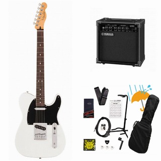 FenderPlayer II Telecaster Rosewood FB Polar White エレキギター YAMAHA GA15IIアンプ付属初心者セットR【WEBS