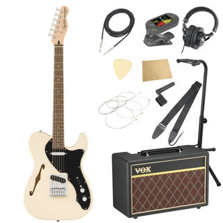 Squier by Fender Affinity Series Telecaster Thinline Olympic White エレキギター VOXアンプ付き 入門11点 初心者セット