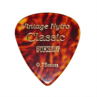 PICKBOY GP-05/075 Vintage Classic Nytro 0.75mm ギターピック×50枚