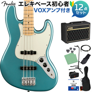 Fender Player Jazz Bass Tidepool ベース初心者12点セット 【VOXアンプ付】 メイプル指板 ジャズベース