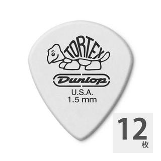 Jim Dunlop 498 Tortex Jazz III XL 1.5mm Wihte ギターピック×12枚