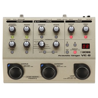 BOSS 【訳あり】 BOSS VE-8 Acoustic Singer ギター＆ボーカル用エフェクター アウトレット